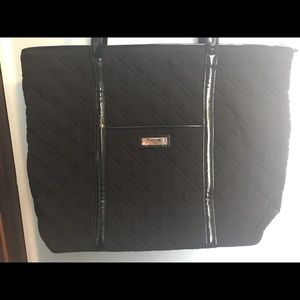 Vera Bradley Leather trimmed tote. Laptop bag